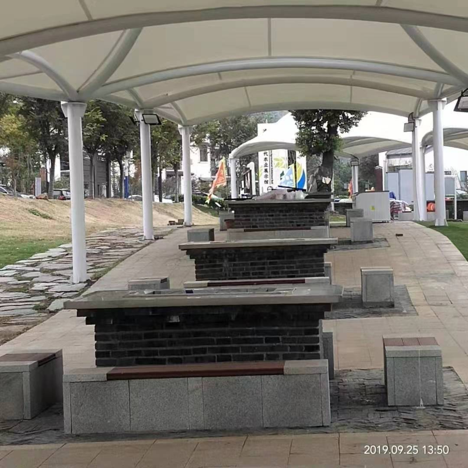 南京九峰山烧烤区膜结构