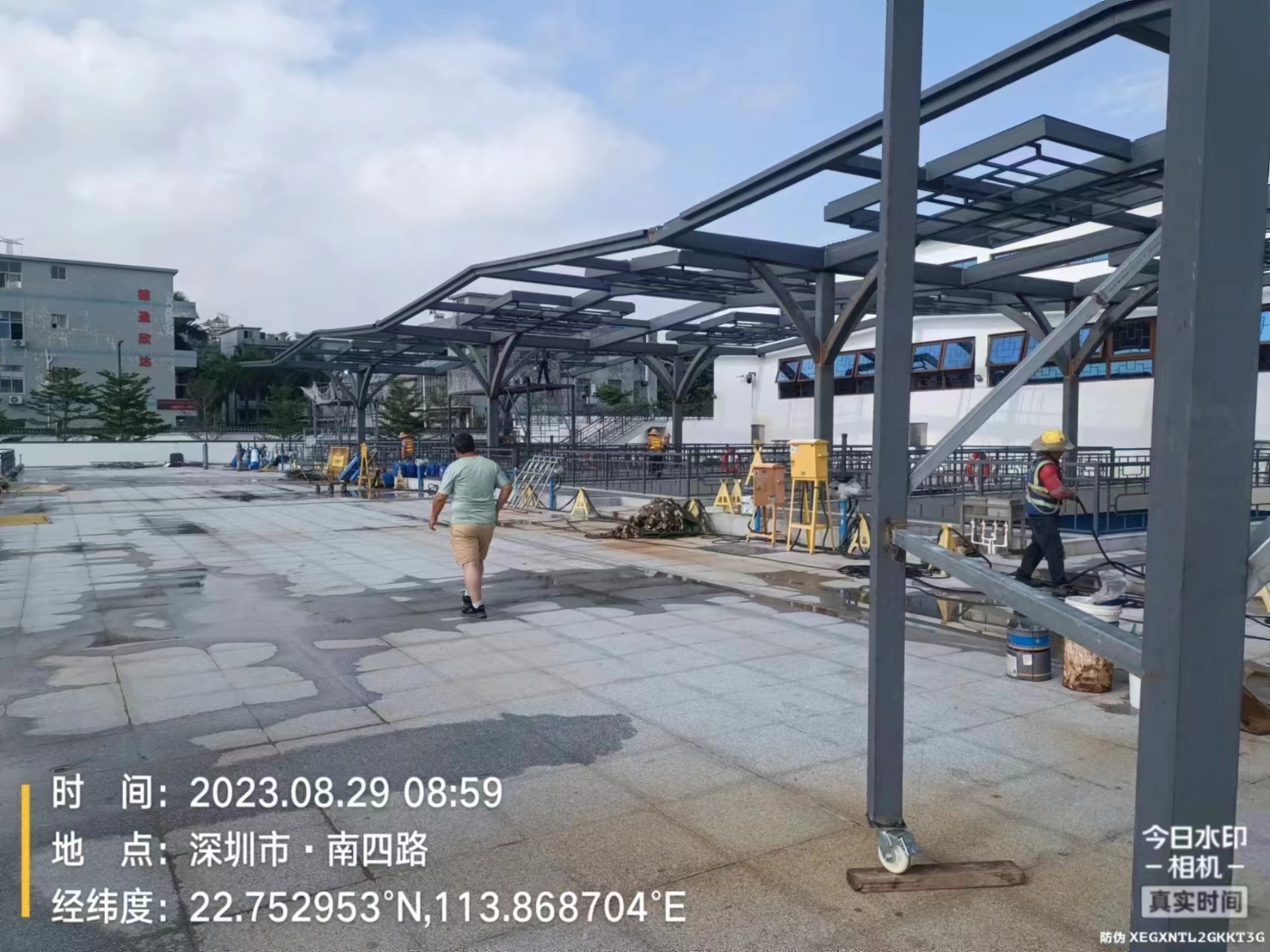 五指耙水厂ETFE膜结构