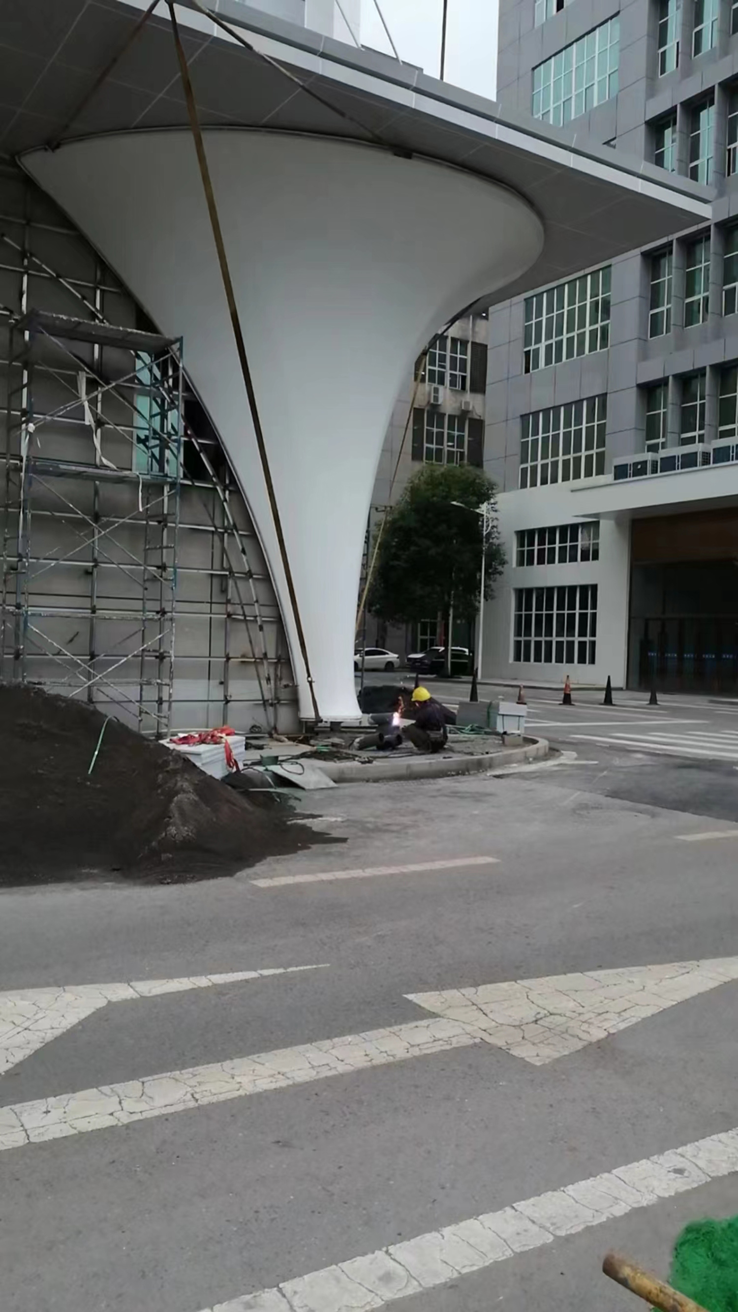 达州文理学院景观膜结构