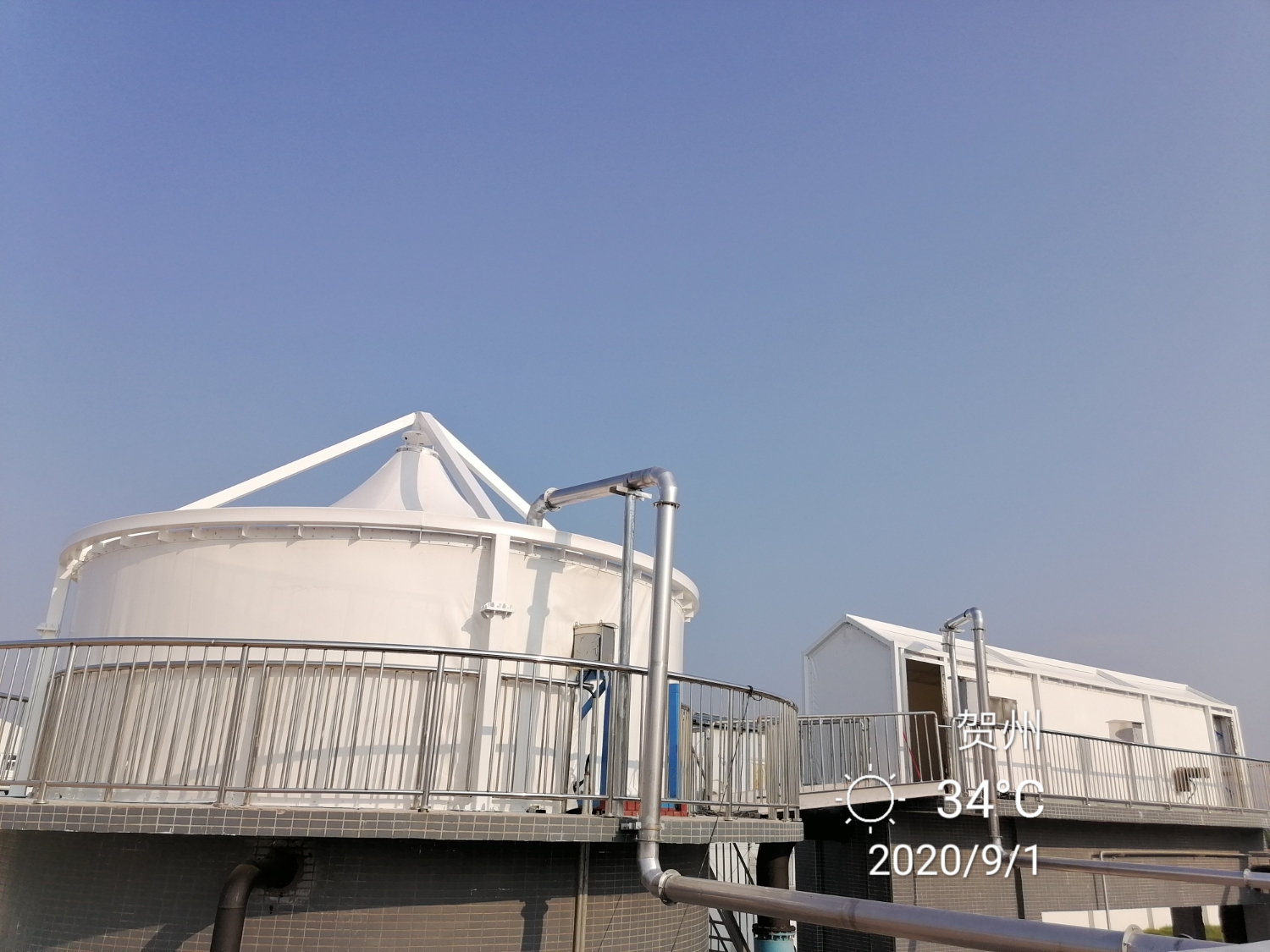 贺州污水池膜结构