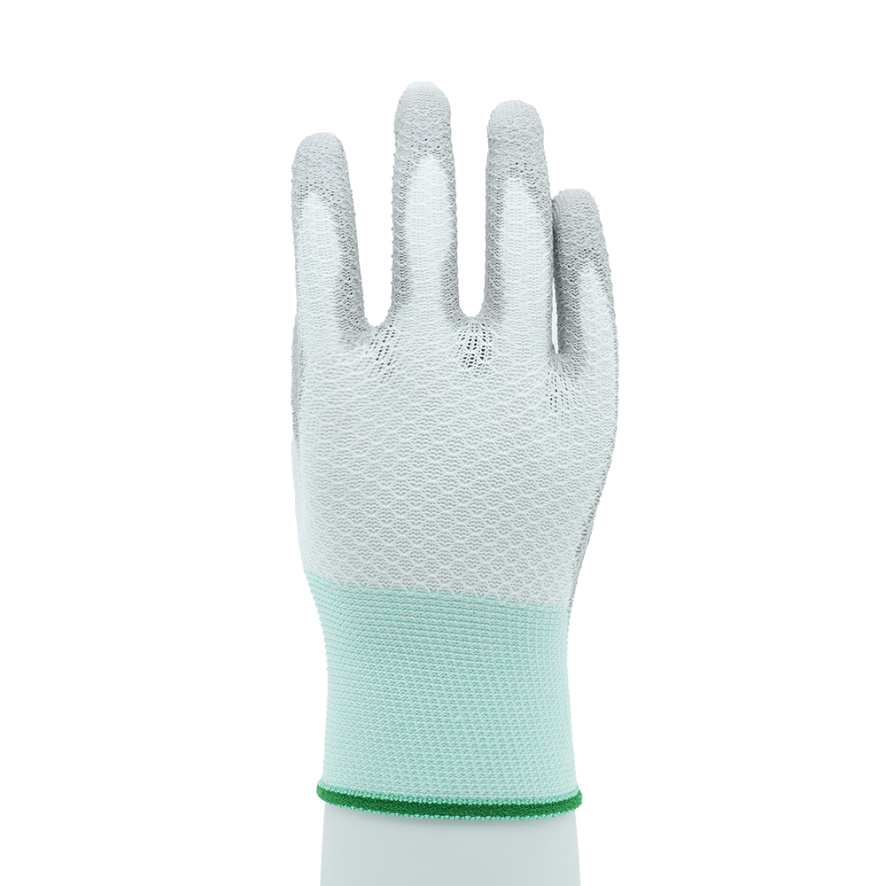 GL14-P001 Honeycomb Pattern High-Elasticity Breathable PU Gloves