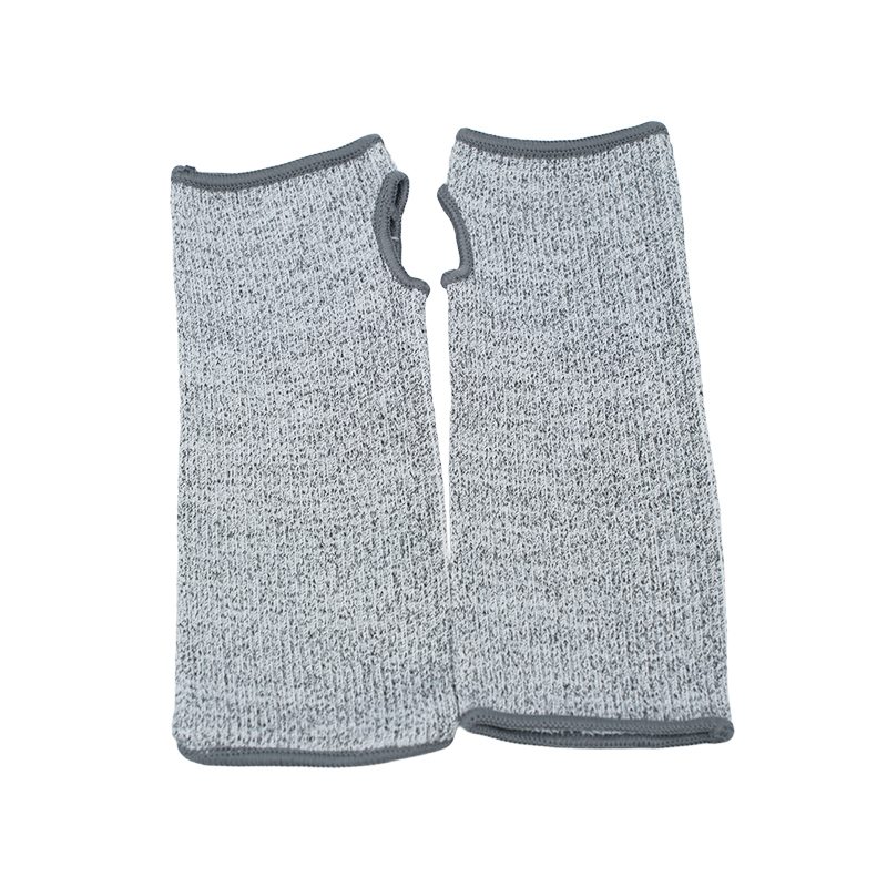 AP235F Heather Gray Cut-Resistant Arm Guard 25cm