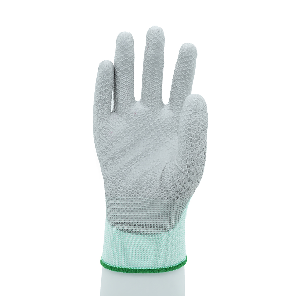 GL14-P001 Honeycomb Pattern High-Elasticity Breathable PU Gloves