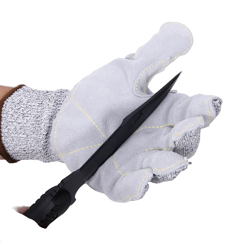 GL12-LP209  Level 5 cut resistant leather palm gloves