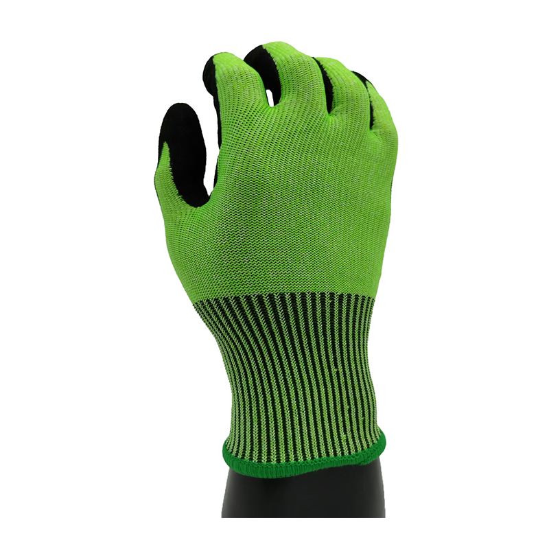 G13-NTC014  Steelflex Green Cut Resistant Level F Gloves