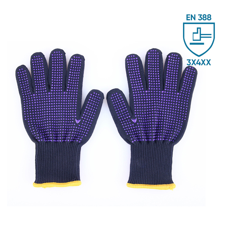 GL16-PV002 PVC dotted anti-slip gloves