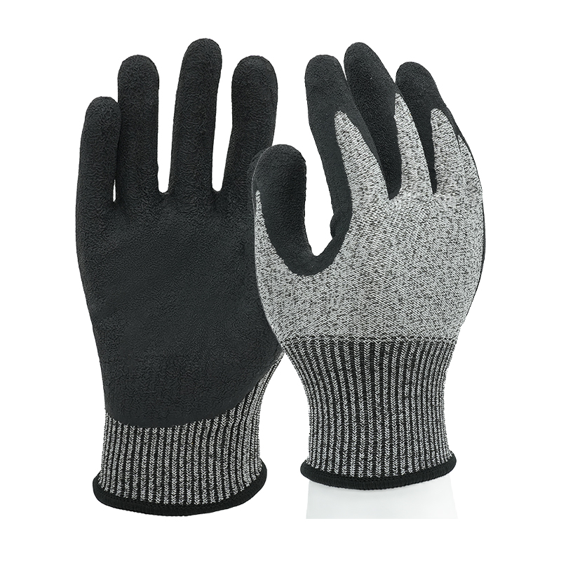 L5224 Grade 5 cut-resistant latex anti-slip gloves