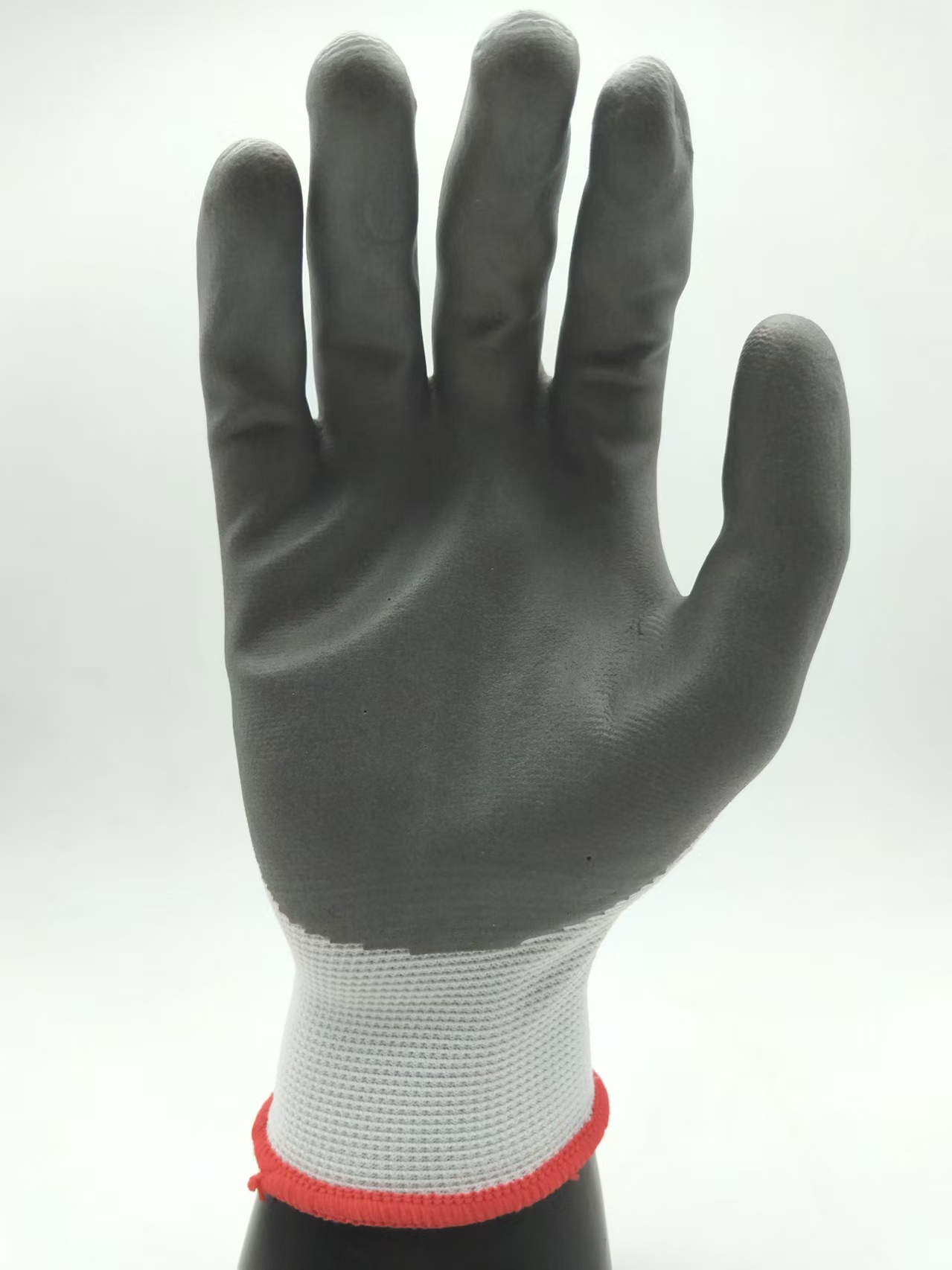 G13-NTG012 White nylon grey nitrile foamed general purpose gloves
