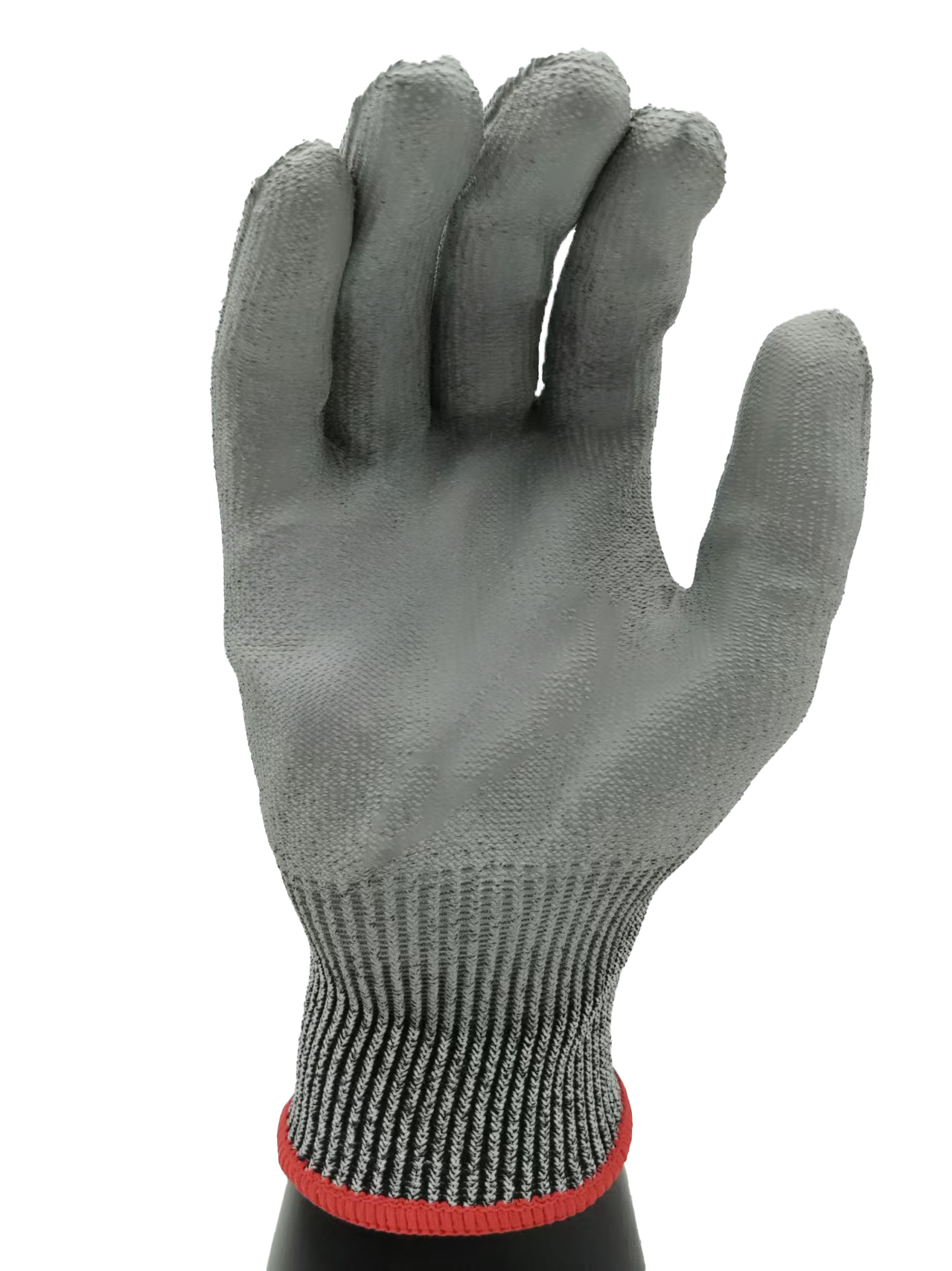 G13-PUC020 ANSI Cut Level F Gray PU Coated Gloves