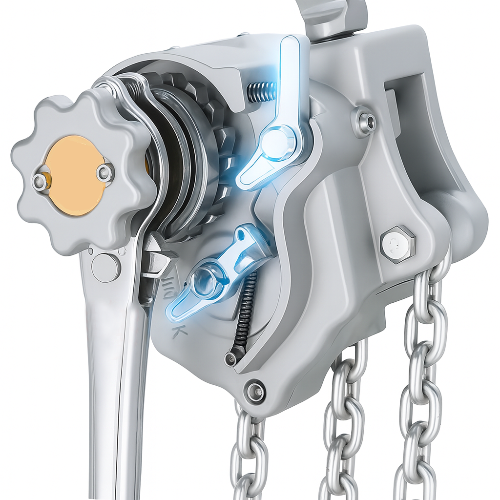 Aluminum alloy hand-operated hoist