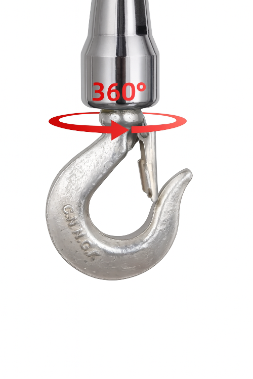 Aluminum alloy hand-operated hoist