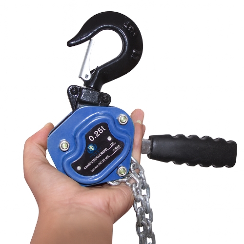Mini hand-cranked hoist