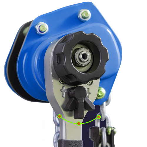 Mini hand-cranked hoist