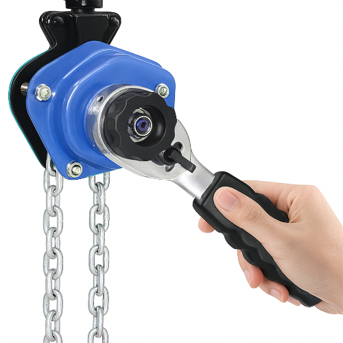 Mini hand-cranked hoist