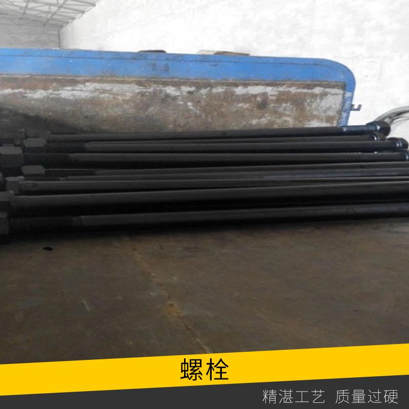 山东螺栓厂家直销高速公路防撞护栏外螺纹六角氧化发黑防腐防盗卸螺栓