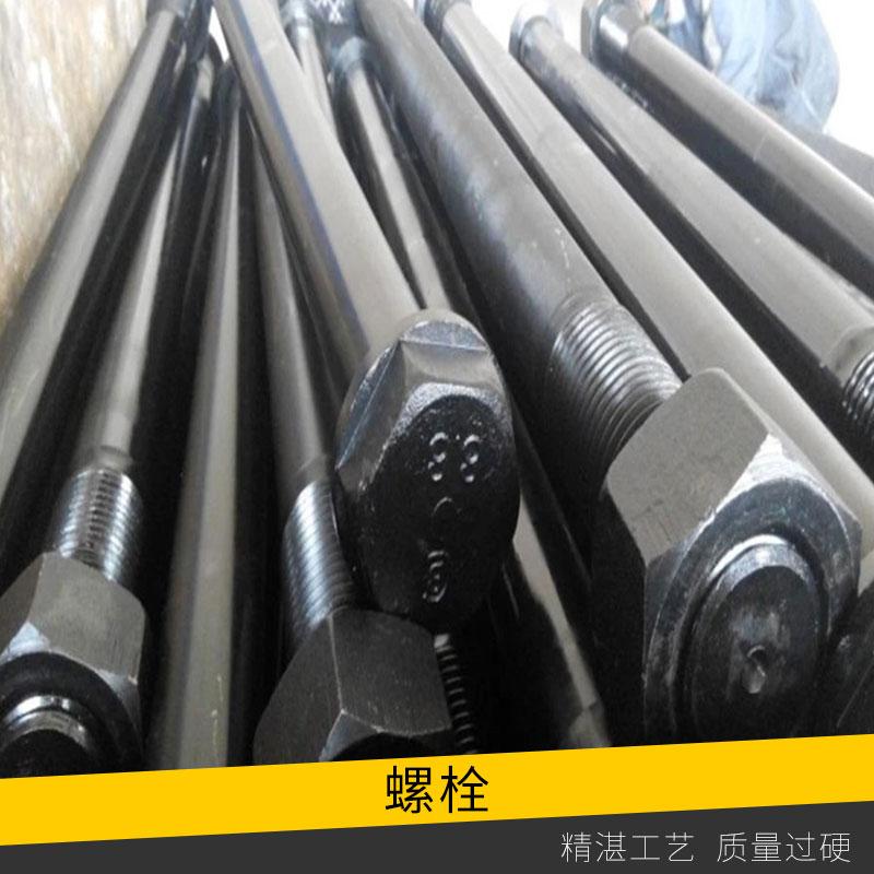 山东螺栓厂家直销高速公路防撞护栏外螺纹六角氧化发黑防腐防盗卸螺栓