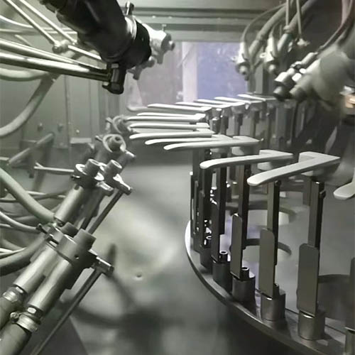 CNC Mechanical Sand Return Turntable (Table) Automatic Sand Blasting Machine