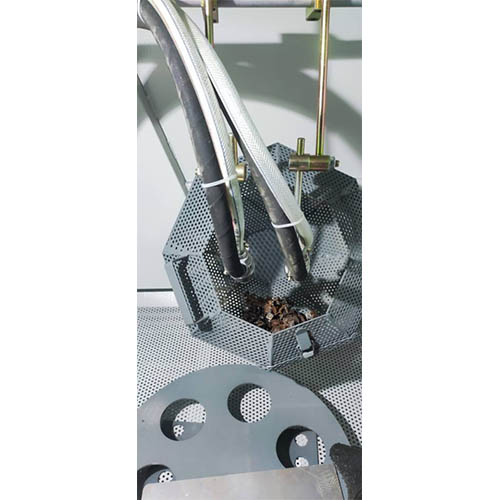 Double Gun Manual And Automatic Drum Sandblasting Machine