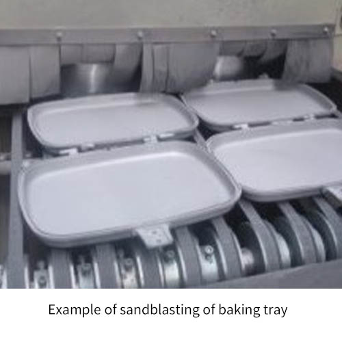 Standard Flat Conveyor Automatic Sandblasting Machine