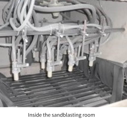 Standard Flat Conveyor Automatic Sandblasting Machine