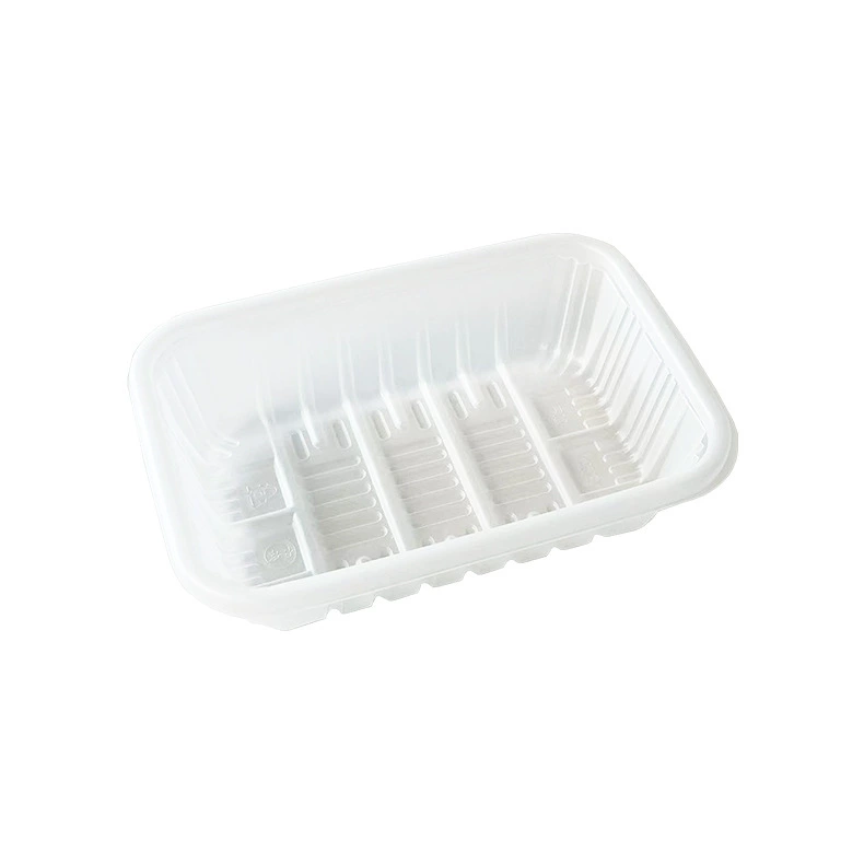 Semi-transparent fresh produce tray