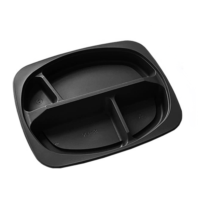 SB-L10 black four-compartment lunch box