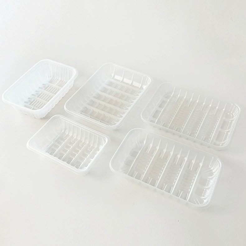 Semi-transparent fresh produce tray