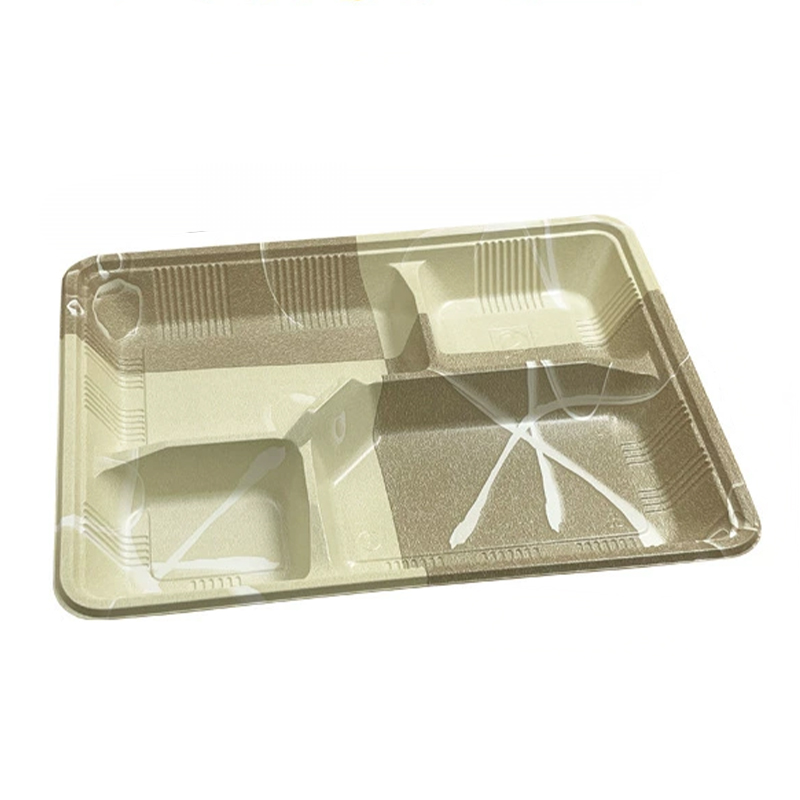 MX-7A sand-textured film four-compartment lunch box