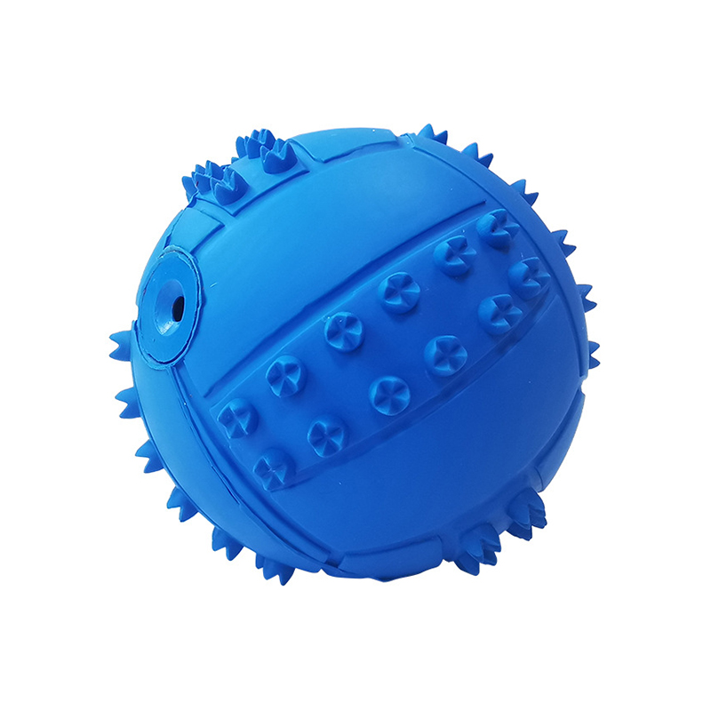Rubber Chew Toys in Baseball and Volleyball Designs