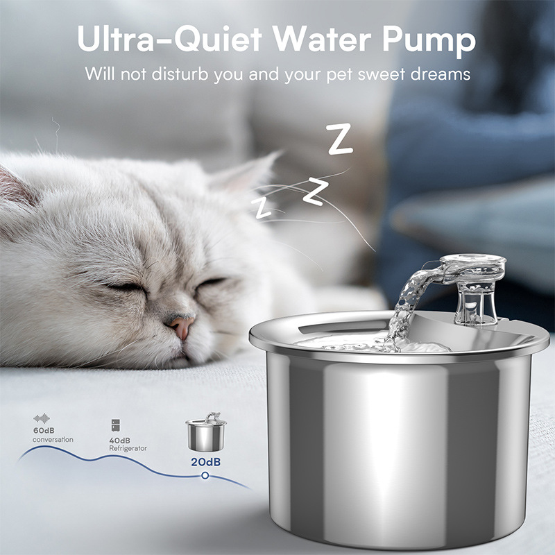 Stainless Steel Pet Fountain