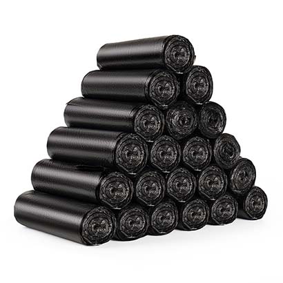 Black vest trash bag