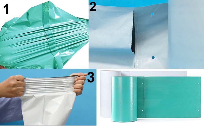Colorful self adhesive courier bags4