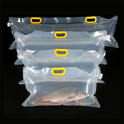 Oxygen Filled Plastic Live Fish Bags
