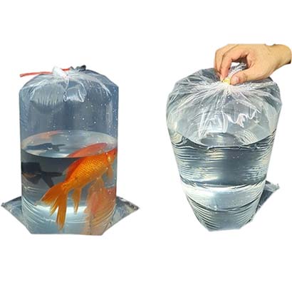 Flat Plastic Live Fish Bag