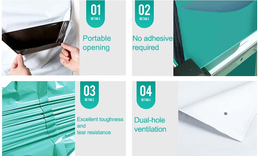 Colorful self adhesive courier bags5