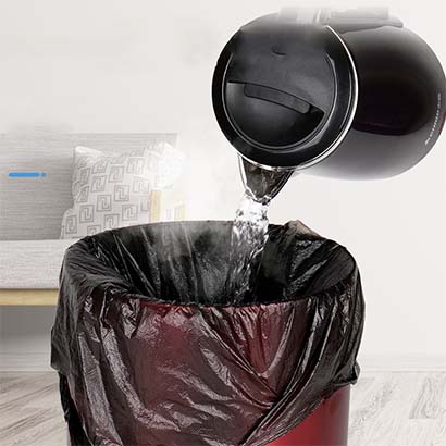 Black vest trash bag