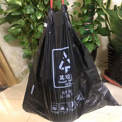 Colored Drawstring Trash Bag