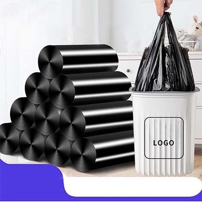 Black vest trash bag