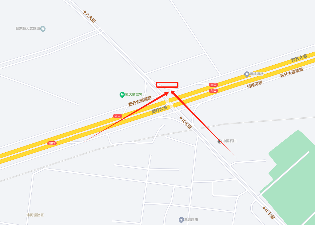 开封市郑开大道与十八大街交叉口LED大屏