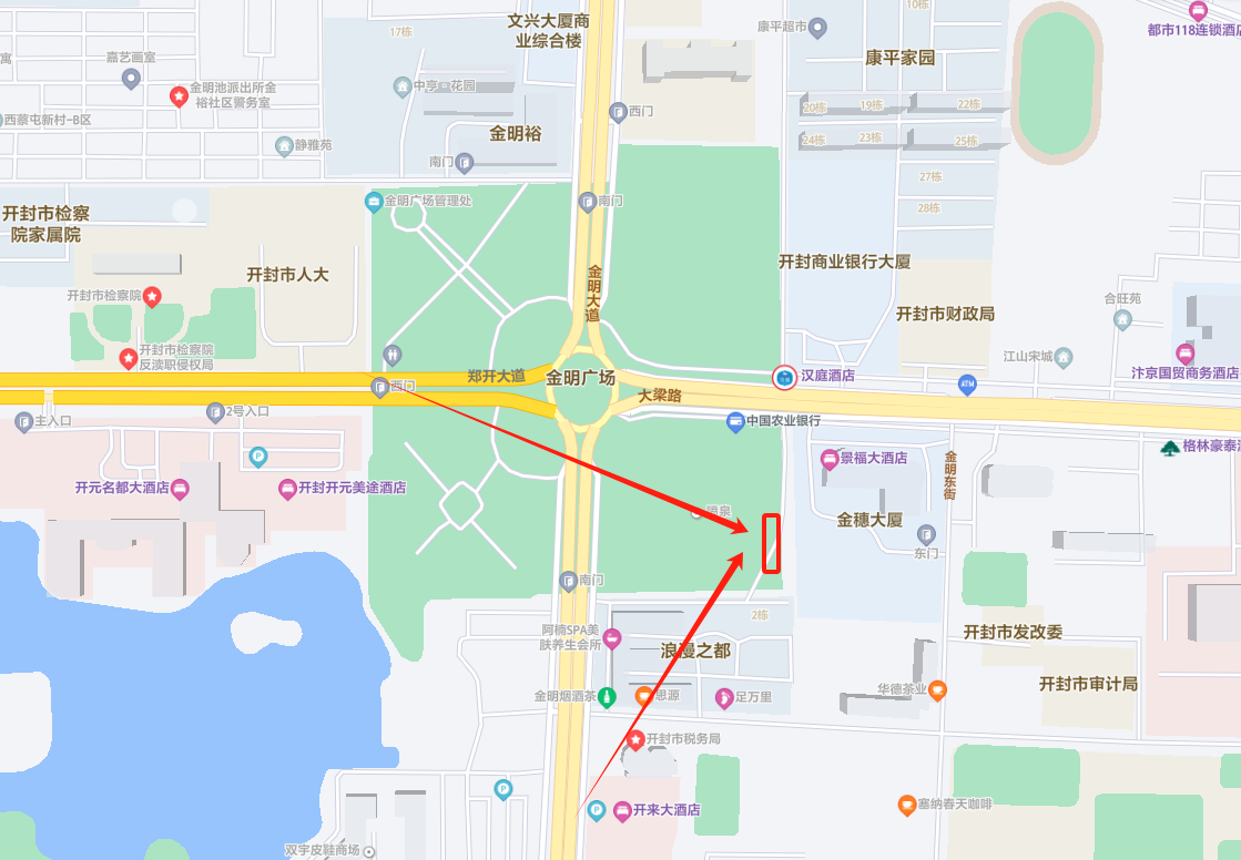 开封市金明广场LED大屏