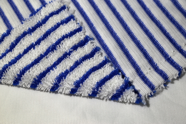 Microfiber twist pile fabric