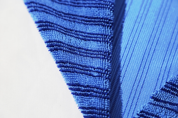 microfiber knitted pile fabrics