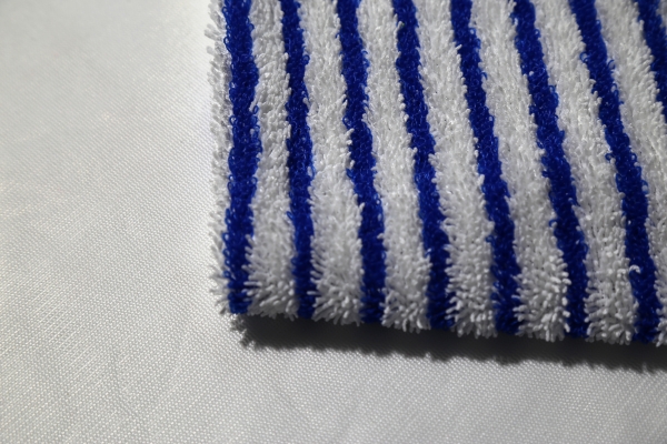 Microfiber twist pile fabric