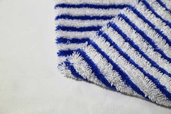 Microfiber twist pile fabric