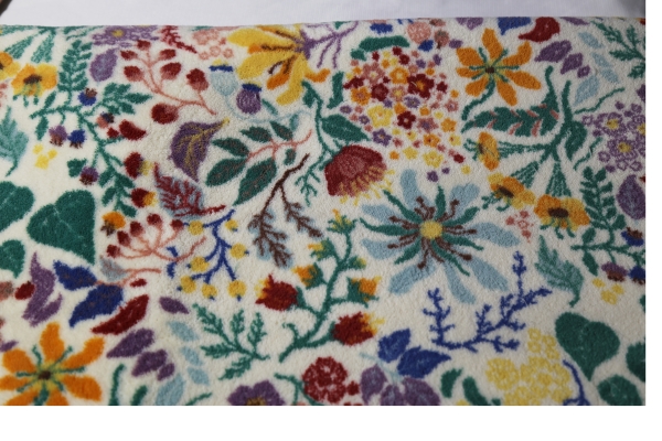 printed. Coral fleece fabric