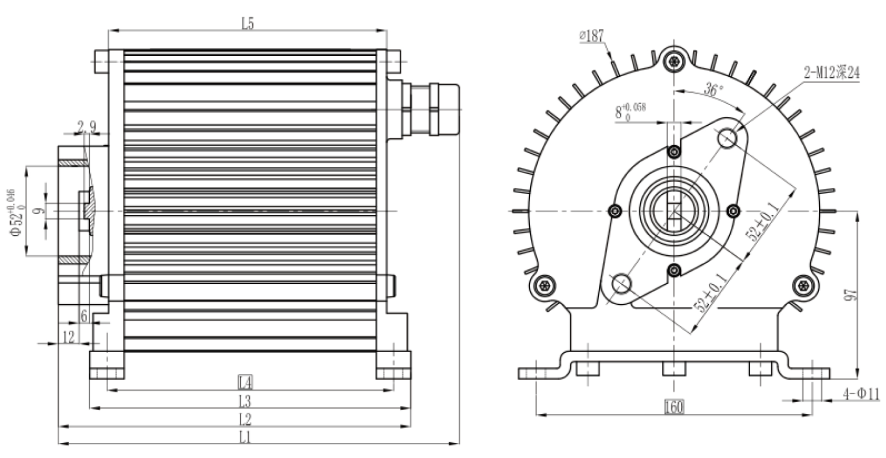 助力转向泵用永磁同步电机2