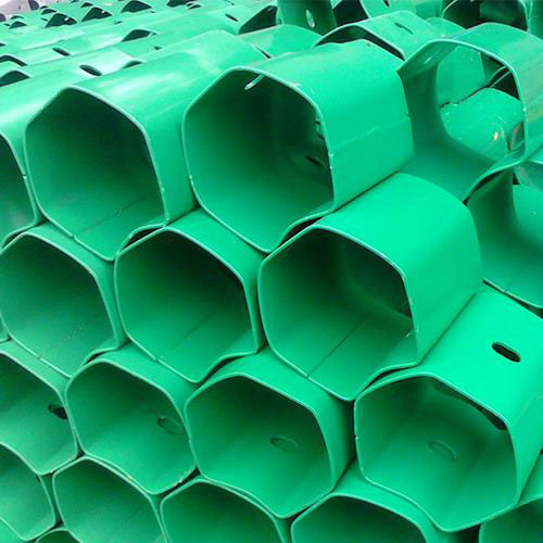 高速护栏板配件 喷塑镀锌防阻块