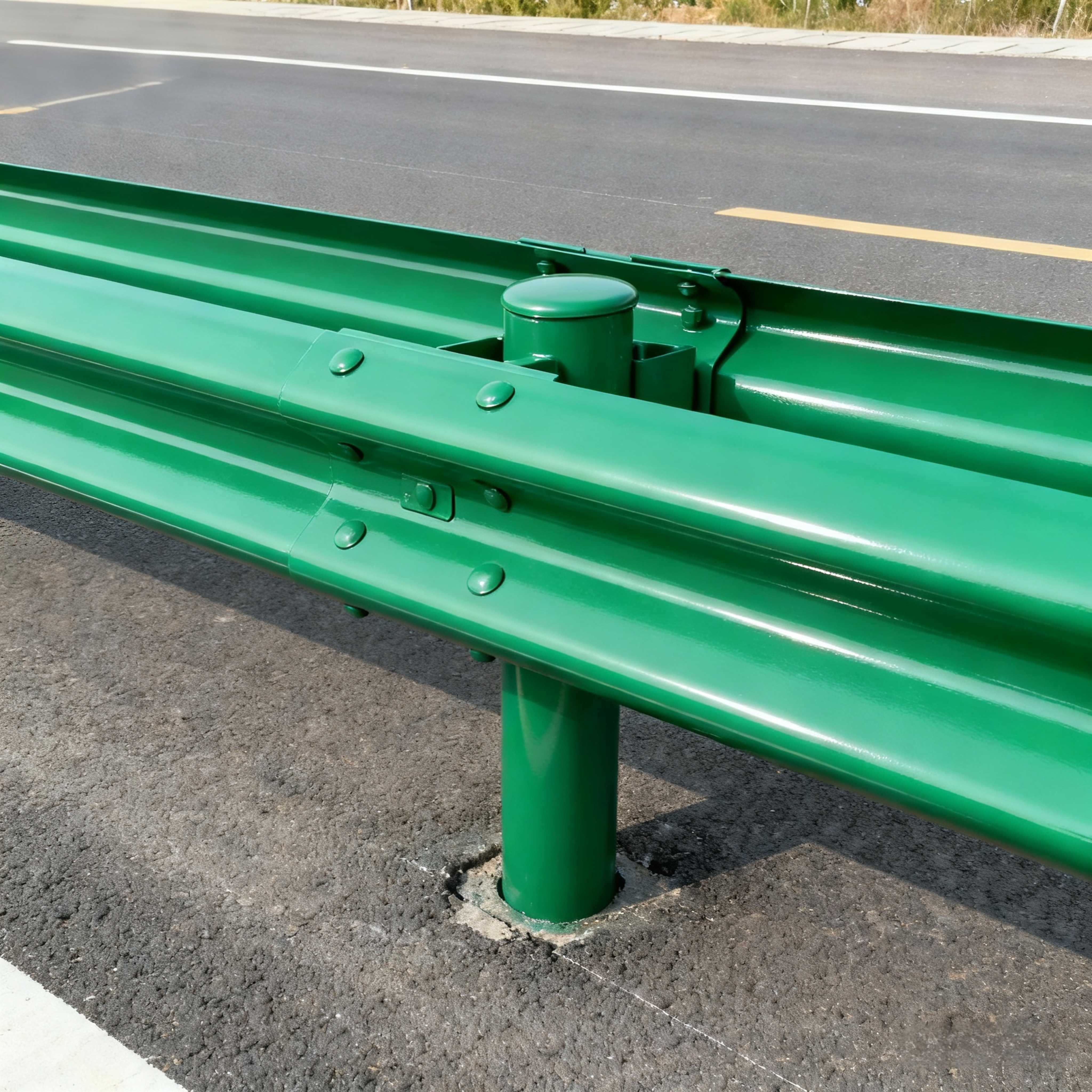 双波喷塑护栏板