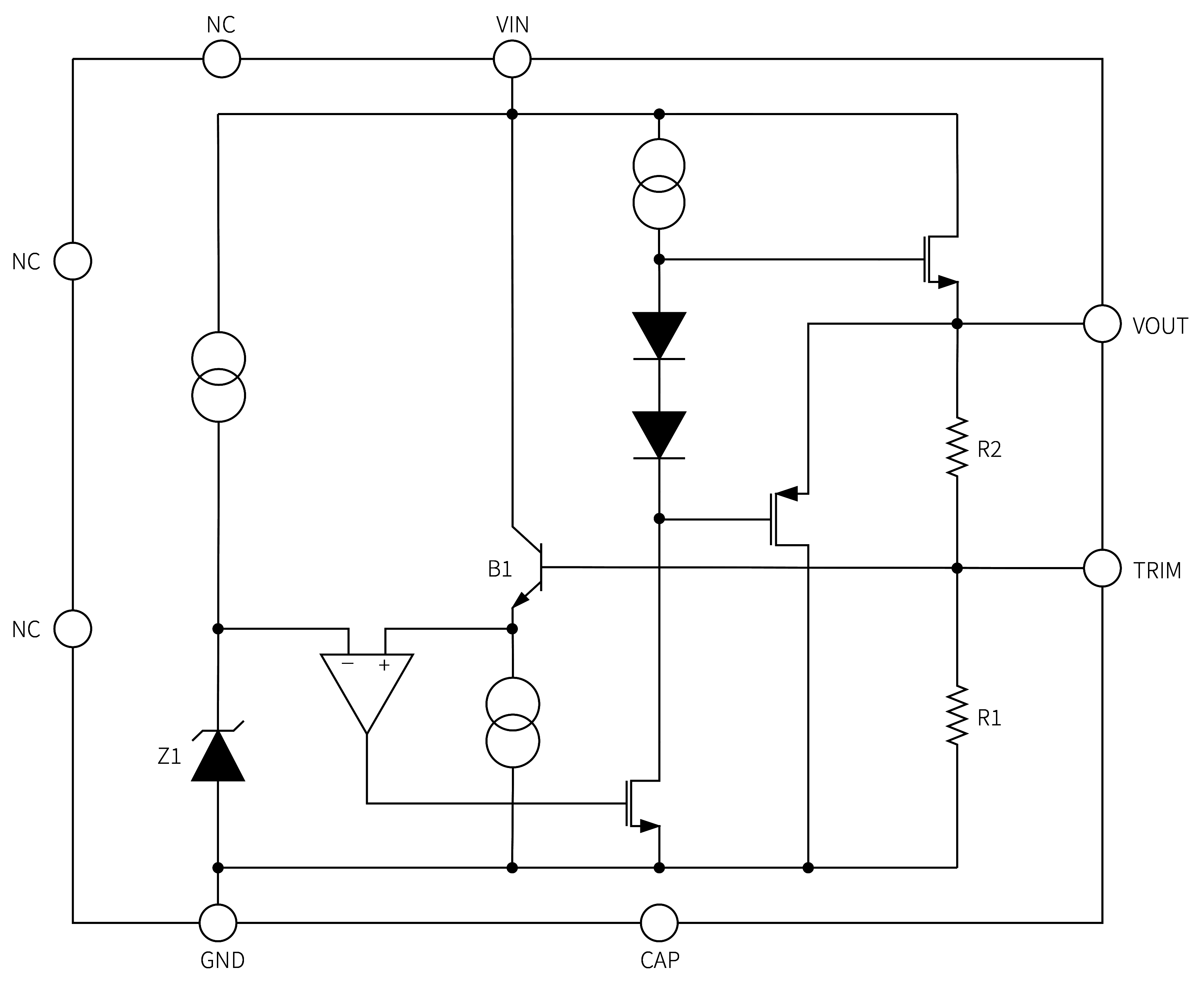 GYC587内部功能框图