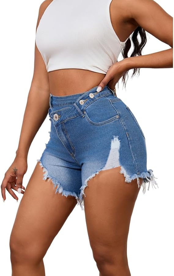 Women's denim shorts